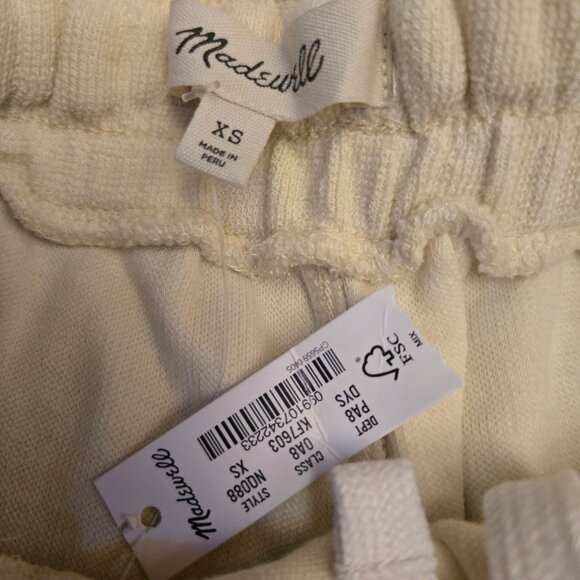 Madewell Muscle Tee & Shorts Set Daffodil yellow XS Comfy Athleisure Lounge NWT - Picture 10 of 14